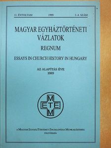 Adriányi Gábor - Magyar Egyháztörténeti Vázlatok 1999/3-4. [antikvár]