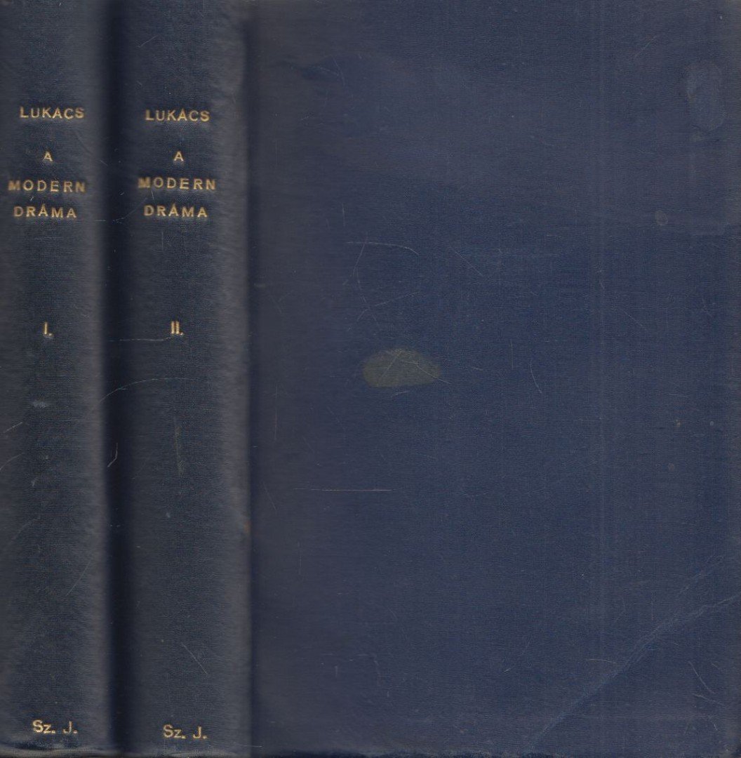 Lukács György - A modern dráma fejlődésének története I-II. [antikvár]