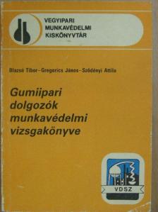 Blazsó Tibor - Gumiipari dolgozók munkavédelmi vizsgakönyve [antikvár]