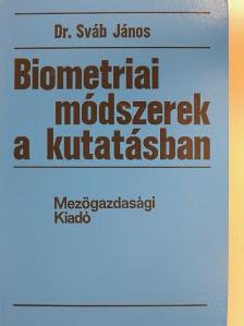 Dr. Sváb János - Biometriai módszerek a kutatásban [antikvár]