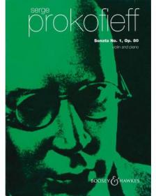 PROKOFIEFF - SONATA NO.1, OP.80 FOR VIOLIN AND PIANO