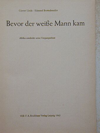 Edmund Brettschneider - Bevor der weise Mann kam [antikvár]