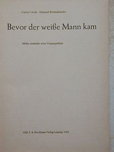 Edmund Brettschneider - Bevor der weise Mann kam [antikvár]