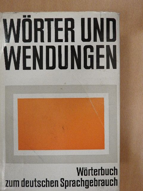 Wörter und Wendungen [antikvár]