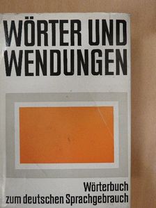 Wörter und Wendungen [antikvár]