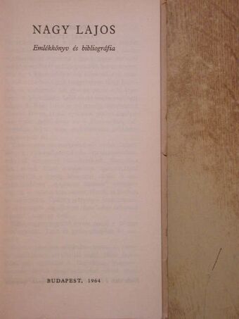 Barabás Tibor - Nagy Lajos [antikvár]