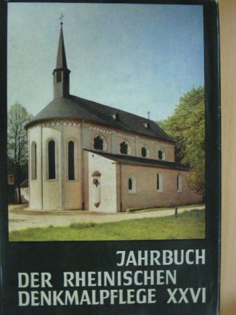 Albert Verbeek - Jahrbuch der Rheinischen Denkmalpflege XXVI. [antikvár]