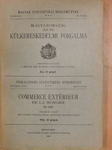 Magyarország 1938. évi külkereskedelmi forgalma [antikvár]