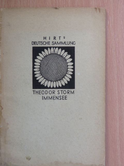 Theodor Storm - Immensee (gótbetűs) [antikvár]
