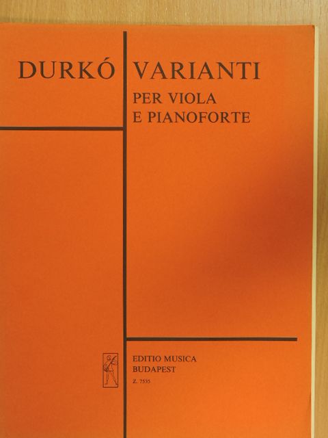 Durkó Zsolt - Varianti [antikvár]