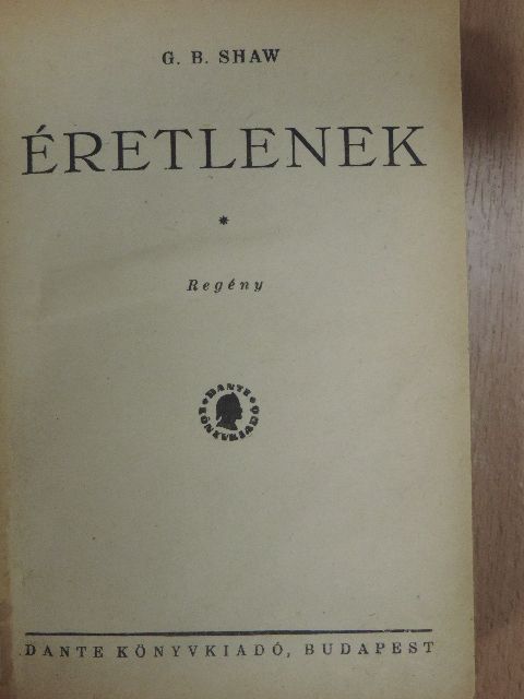 G. B. Shaw - Éretlenek [antikvár]