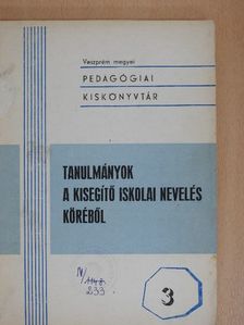 Boros Károly - Tanulmányok a kisegítő iskolai nevelés köréből [antikvár]