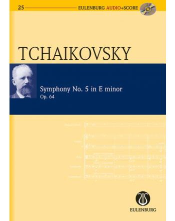 CSAJKOVSZKIJ / TCHAIKOVSKY - SYMPHONY NO.5 IN E MINOR OP.64 POCKET SCORE + CD, ANTONI WIT, CONDUCTOR