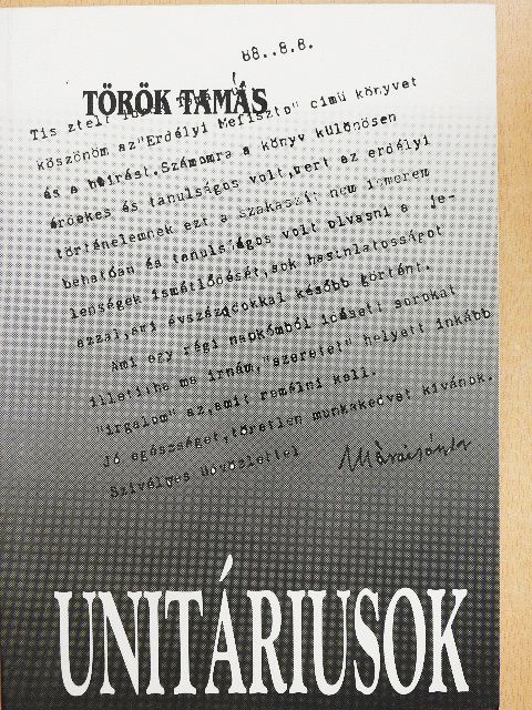 Török Tamás - Unitáriusok [antikvár]
