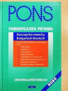 PONS Universalwörterbuch Bulgarisch-Deutsch [antikvár]