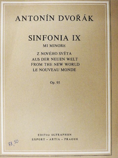 Antonín Dvorák - Sinfonia IX [antikvár]