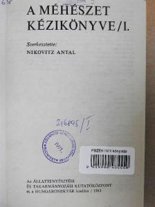 Balogi Dániel - A méhészet kézikönyve I. (töredék) [antikvár]