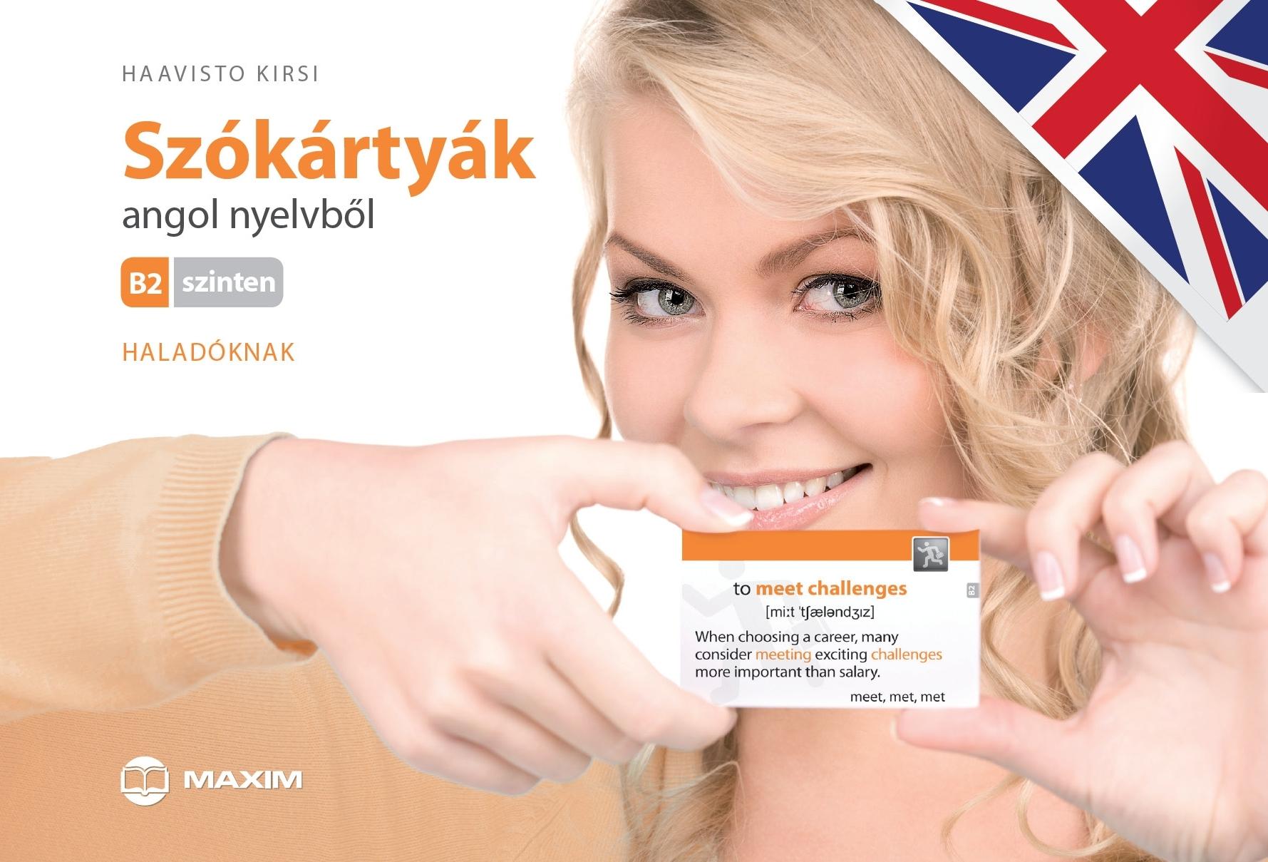 Haavisto Kirsi - Szókártyák angol nyelvből B2 szinten - Haladóknak