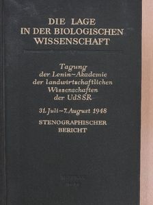G. A. Babadshanian - Die Lage in der Biologischen Wissenschaft [antikvár]