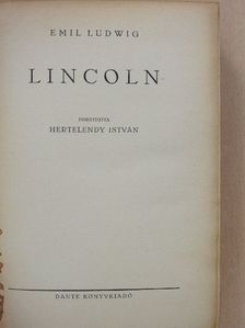 Emil Ludwig - Lincoln [antikvár]