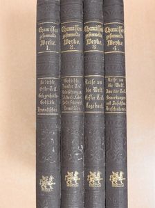 Adalbert von Chamisso - Chamissos gesammelte Werke in vier Bänden 1-4. (gótbetűs) [antikvár]