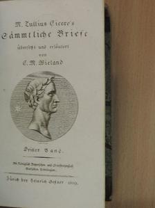 Marcus Tullius Cicero - M. Tullius Cicero's Sämmtliche Briefe 3. (gótbetűs) (töredék) [antikvár]