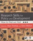 Alan Thomas, Giles Mohan - Research Skills for Policy and Development [antikvár]