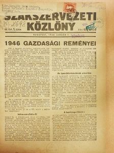 Damásdi Gyula - Szakszervezeti Közlöny 1946. január-december [antikvár]