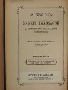 Ünnepi imádságok III. [antikvár]