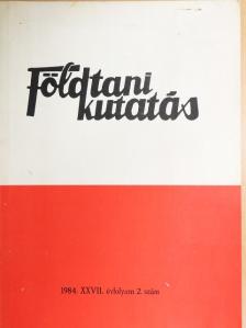 Algay Iván - Földtani Kutatás 1984/2. [antikvár]