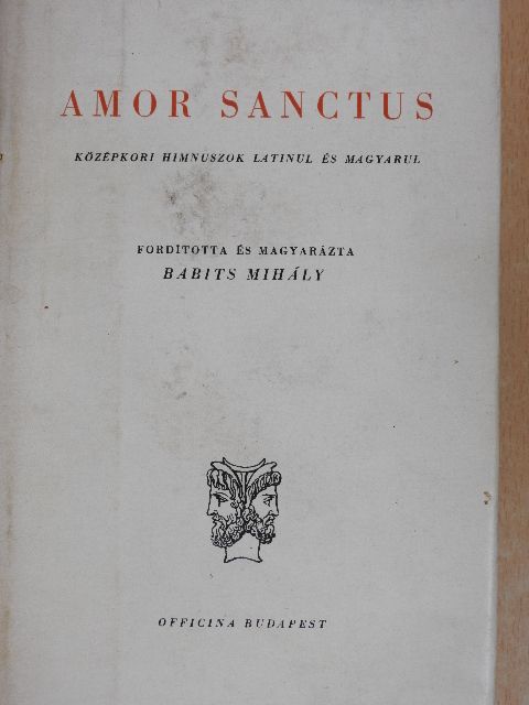Amor Sanctus [antikvár]