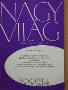Ana Blandiana - Nagyvilág 1992. április [antikvár]