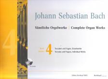 J. S. Bach - SAEMTLICHE ORGELWERKE BAND 4: TOCCATEN UND FUGEN, EINZELWERKE URTEXT (J.-CL. ZEHNDER) MIT CD-ROM