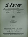 A Zene 1937. november 15. [antikvár]