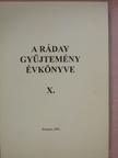 Bene Sándor - A Ráday gyűjtemény évkönyve X. [antikvár]