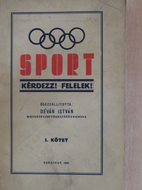 Sport I. [antikvár]