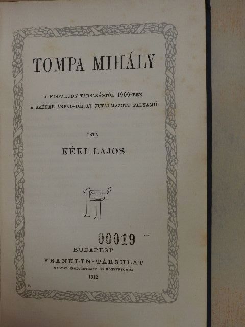 Kéki Lajos - Tompa Mihály [antikvár]