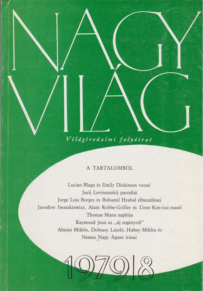 KÉRY LÁSZLÓ - Nagyvilág 1979/8 [antikvár]