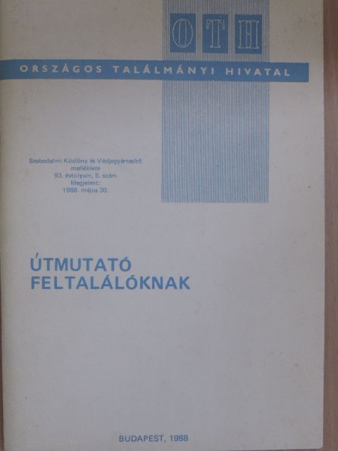 Útmutató feltalálóknak [antikvár]
