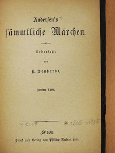 Hans Christian Andersen - Andersen's sämmtliche Märchen II. (gótbetűs) [antikvár]