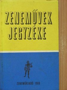 Zeneművek jegyzéke [antikvár]