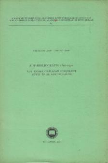 Vitályos László, Orosz László - Ady-bibliográfia 1896-1970 (dedikált) [antikvár]