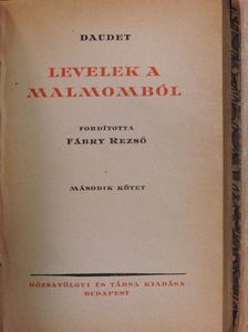 Daudet - Levelek a malmomból I-II. [antikvár]