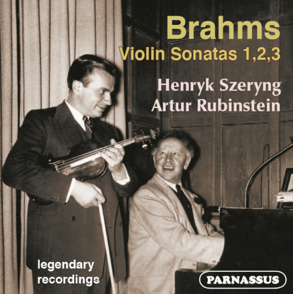 BRAHMS... - VIOLIN SONATAS 1,2,3 CD SZERYNG, RUBINSTEIN