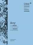 BERG - KONZERT FÜR VIOLINE UND ORCHESTER, DEM ANDENKEN EINES ENGELS, STUDIENPARTITUR URTEXT