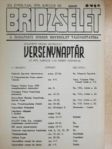 Bridzsélet 1970. március [antikvár]