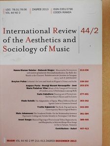 Brayton Polka - International Review of the Aesthetics and Sociology of Music - December 2013 [antikvár]
