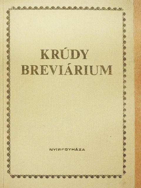 Krúdy Gyula - Krúdy breviárium [antikvár]