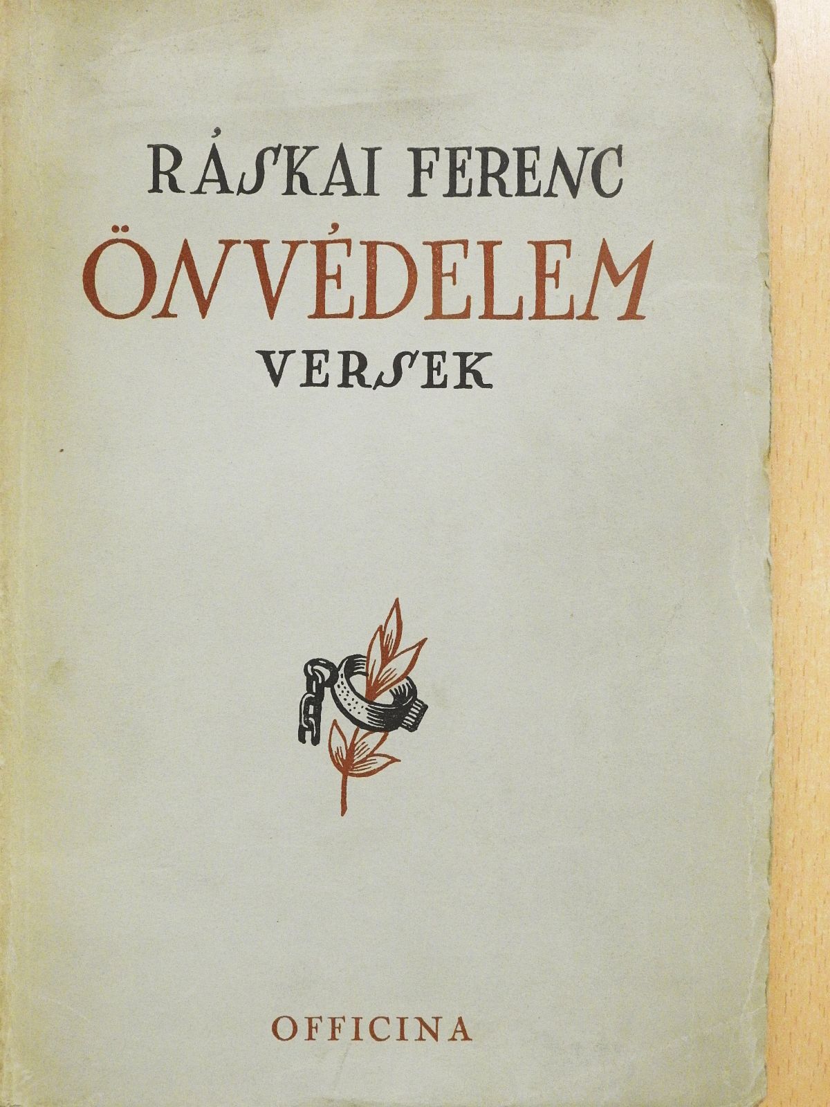 Ráskai Ferenc - Önvédelem (dedikált példány) [antikvár]
