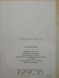 Julian Barnes - Nagyvilág 1992. június [antikvár]